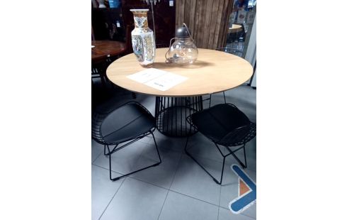 TABLE RONDE MAISON MONDE FF BOIS