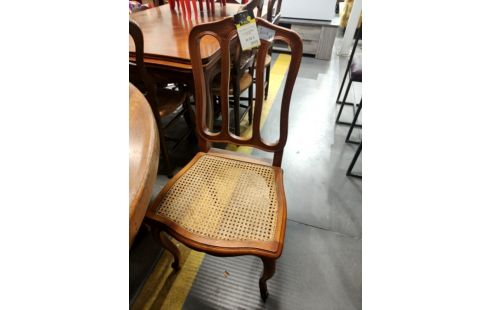 LOT DE CHAISES CANNNE MERISIER