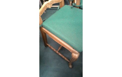 4 CHAISES ASSISE PAILLEE