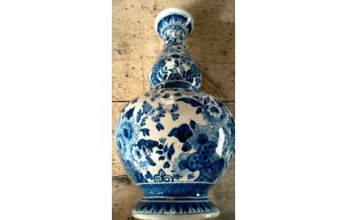 VASE ALT WEISS BLAU