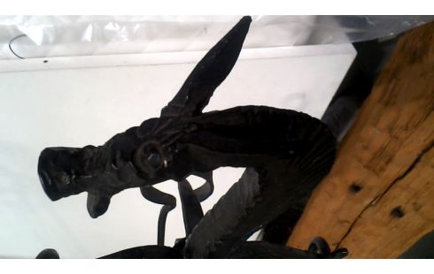 JUEGO DE CHIMENEA, , CABALLO HIERRO FORJA