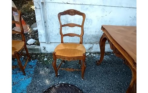 TABLE + 4 CHAISES STYLE PROVENCAL