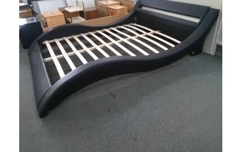 LIT MODERNE NOIR CUCHAGE 180X200