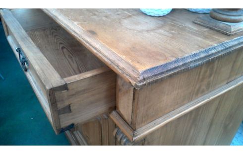 ANRICHTE. KIEFER 4 TÜREN 2 SCHUBLADEN 2-TEILIG