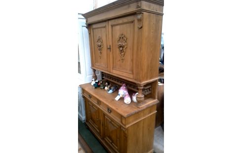 ANRICHTE. KIEFER 4 TÜREN 2 SCHUBLADEN 2-TEILIG