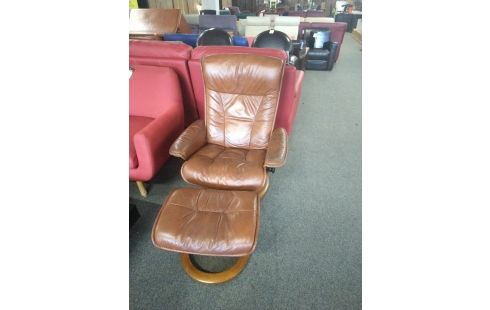 FAUTEUIL RELAX STRESSLESS REPOSE PIEDS