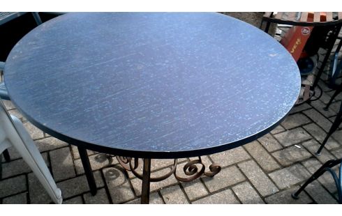 GARTENTISCH RUND SCHMIEDEEISEN