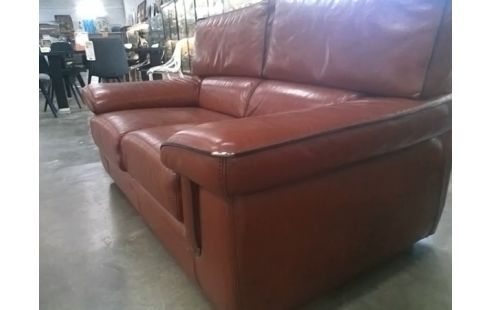 CANAPE CUIR 2 PLACES