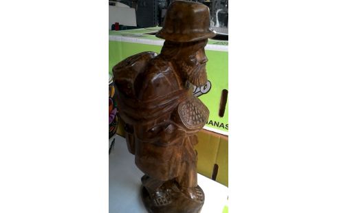 STATUE MANN, , HOLZ