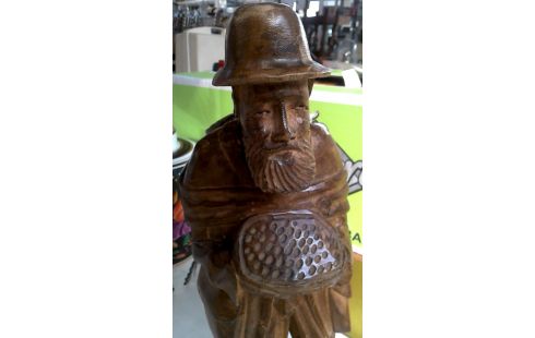 STATUE MANN, , HOLZ