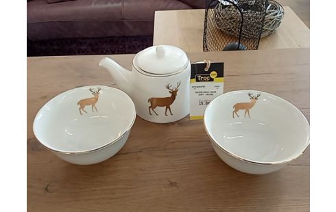 THEIERE+2BOLS DECOR CERFT