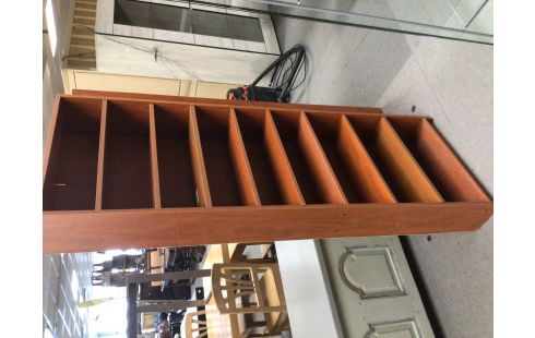 ETAGERE OUVERTE COULEUR ACAJOU