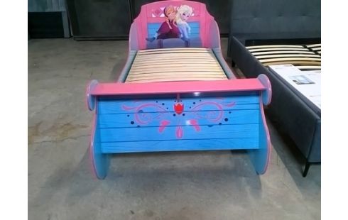 LIT DISNEY TRAINEAU LA REINE DES NEIGES +SOMMIER