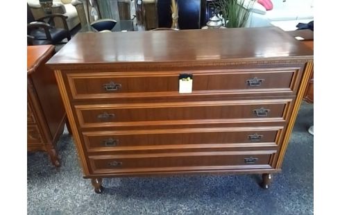 COMMODE MERISIER 4 TIROIRS