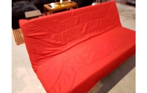 BANQUETTE CLIC CLAC HOUSSE ROUGE