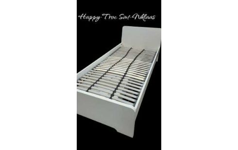 LIT 90X200 IKEA BLANCHE 2 TIROIRS