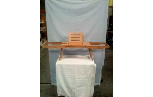 BADEWANNENTABLETT KLAPPBAR HOLZ