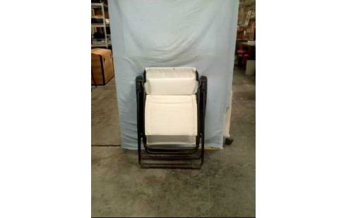 LIEGESTUHL <LAFUMA> KLAPPBAR WEIß-SCHWARZ