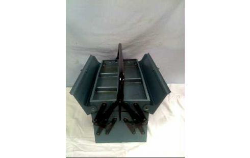 WERKZEUGKASTEN METALL TÜRKIS OHNE INHALT