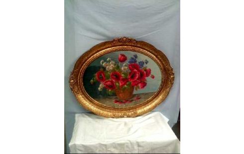 BILD I.R. STICKEREI MOHNBLUMEN