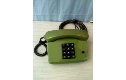 TELEFON M. ZAHLENBLOCK GRÜN VINTAGE