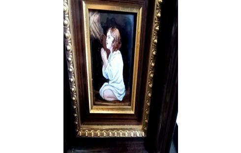 CADRE ÉMAUX LIMOGES P.BONNET