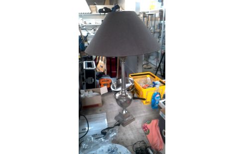 TAFELLAMP GROOT MODEL ZILVERKLEUR