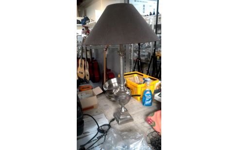 TAFELLAMP GROOT MODEL ZILVERKLEUR