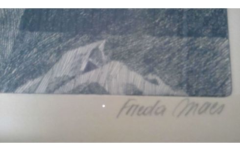ETS/GRAVURE FRIEDA MAES PROEFDRUK