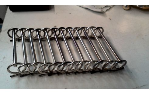 BESTEKLEGGERTJES METAL BLANC 12 STUKS