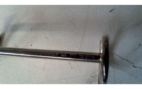 BESTEKLEGGERTJES METAL BLANC 12 STUKS