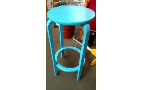 BARHOCKER BLAU, , HOLZ