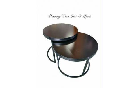 ANRICHTE 1 SET DAS STÜCK SCHWARZ METALL