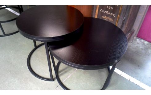 ANRICHTE 1 SET DAS STÜCK SCHWARZ METALL