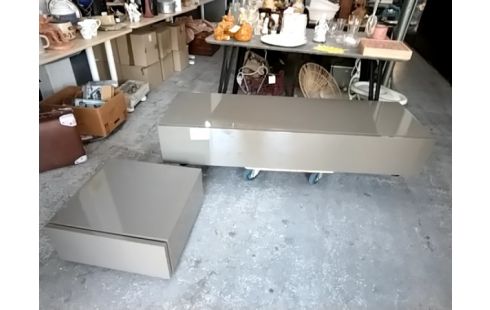 MEUBLE TELE + CAISSON HABITAT