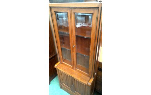 MUEBLE BAJO. TECA ANTIGUO, , BARCO 1 BISELADO HIELO