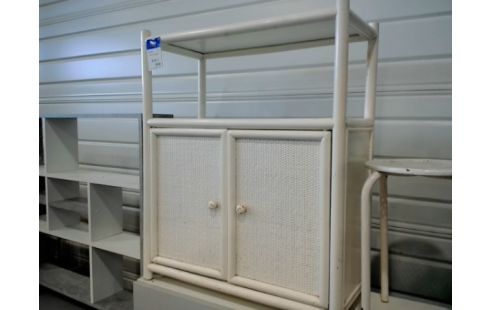 MEUBLE ETAGERE ROTIN