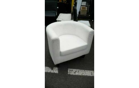 FAUTEUIL CABRIOLET BLANC