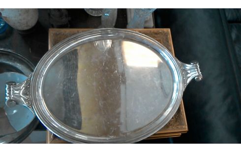 PLATEAU METAL ARGENTE