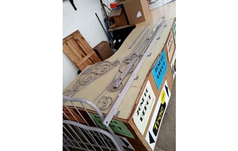 LIT ENFANT METAL GRIS 90*190