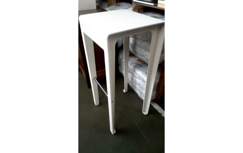 TABOURET DE BAR L UNITE BLANCHE ALUMINIUM, , CHAISE DE JARDIN