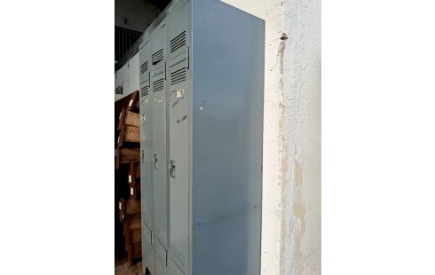 VESTIAIRE METAL 3 COLONNES