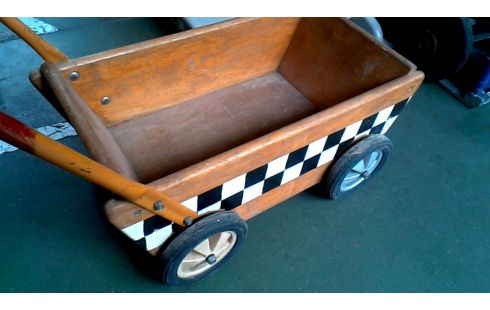 SPEELGOED KAR VINTAGE HOUT