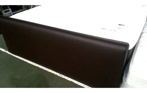 BETT 180X200 BRAUN KUNSTLEDER MET