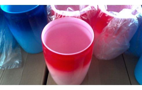 JARRÓN HIELO ROJO AZUL, , CAJA