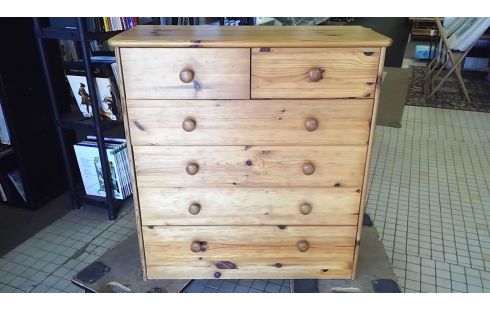 KOMMODE KIEFER 6 SCHUBLADEN