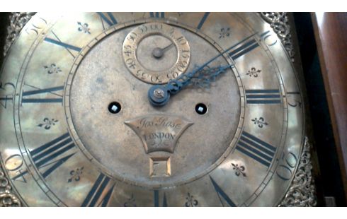 RELOJ DE ANTESALA INGLÉS NOGAL ANTIGUO