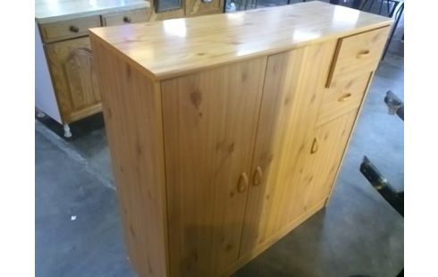 MEUBLE 3 PORTES 2 TIROIRS