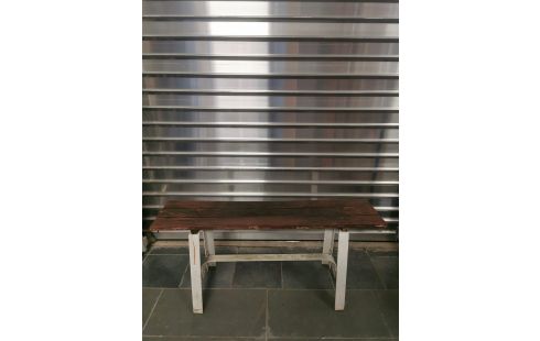 BANC DE JARDIN PIED MÉTAL