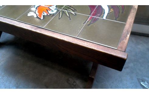 SALONTAFEL TEGELS VINTAGE HANEN